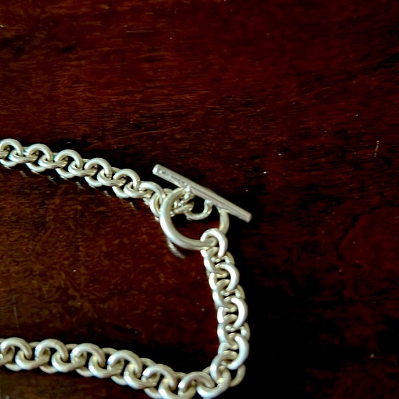 16” Opal/.925 Sterling Necklace - Picture 2 of 2